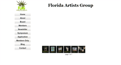 Desktop Screenshot of floridaartistsgroup.org